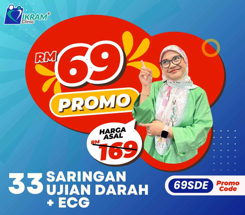 33 Saringan Darah + ECG 